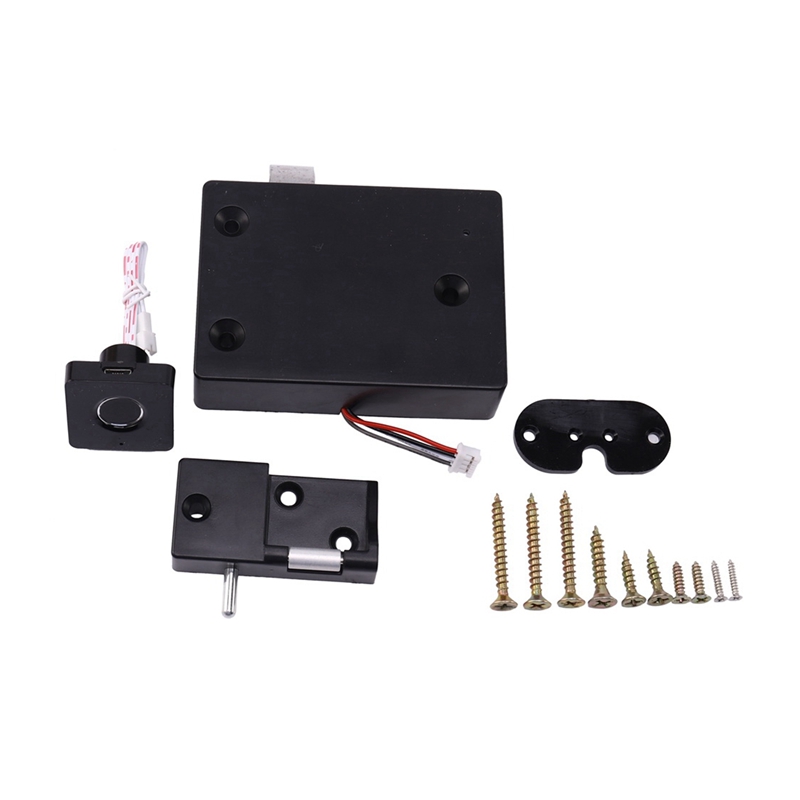 3X Drawer Intelligent Electronic Lock File Cabinet Lock Storage Cabinet Fingerprint Lock Cabinet Door Lock Furniture