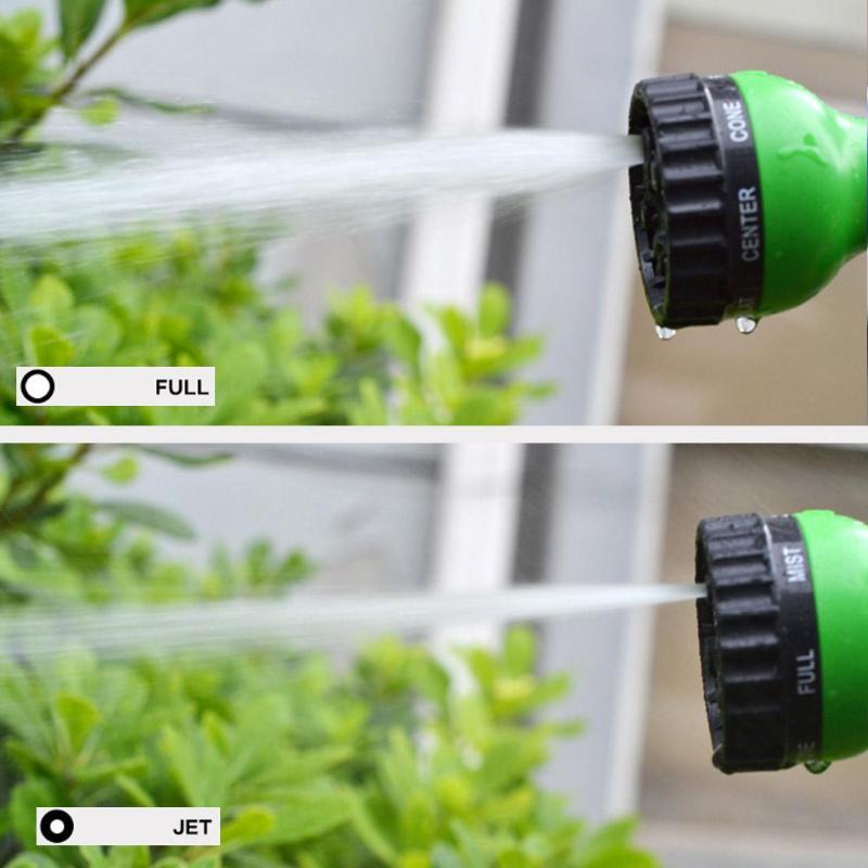 25ft-200ft uitbreidbare flexibele waterslangen van hoogwaardig textiel, multifunctioneel spuitpistool voor auto, tuin en huis