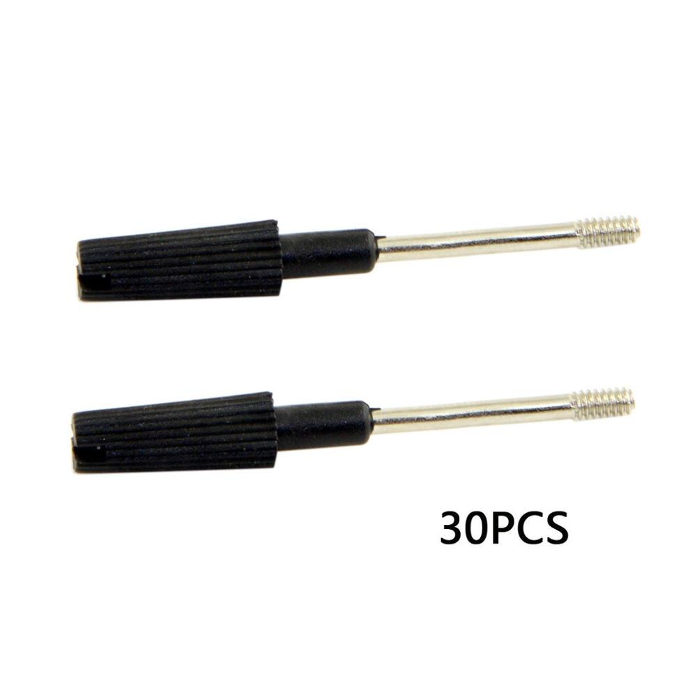 Cablecc 30pcs Thumb Screws #4-40 UNC 47mm Stainless Steel Overmold for Computer Cable