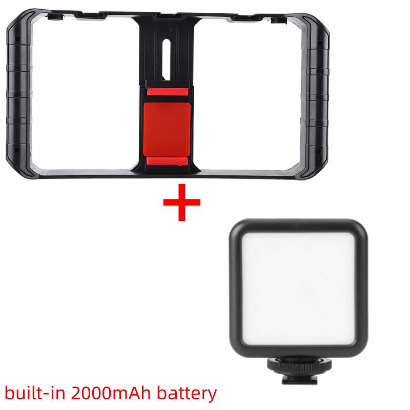 Ulanzi U-Rig Pro Smartphone Video Rig 3 Shoe Mounts Filmmaking Case Stabilizer Frame Stand phone bracket for iPhone Andriod: Gold