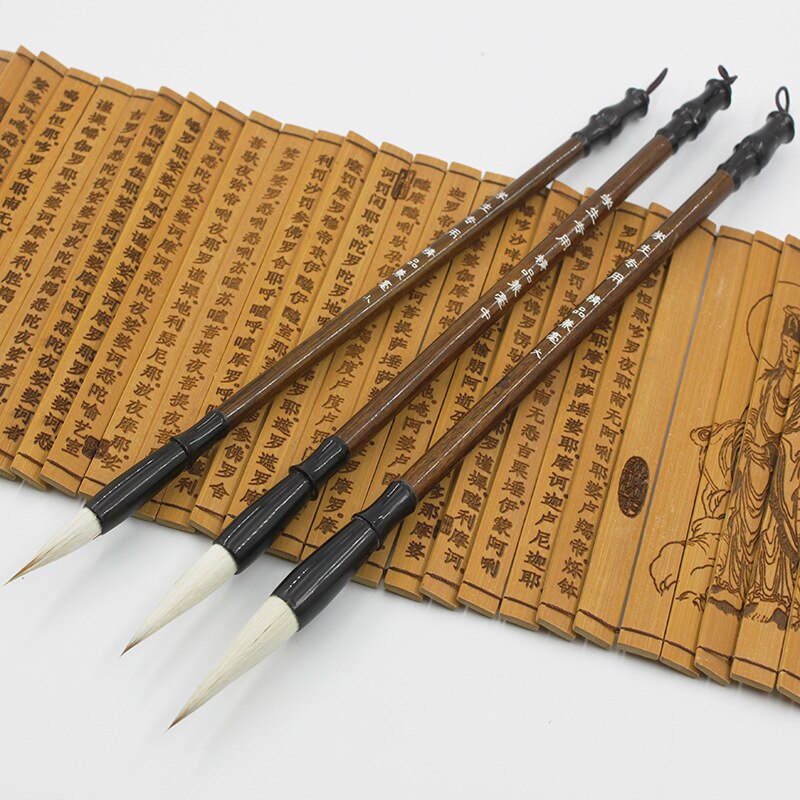 3 Stuks Diverse Maat Chinese Kalligrafie Schrijven Kwast Pen Voor Studenten Vrienden Verjaardag Festival Kunst Levert