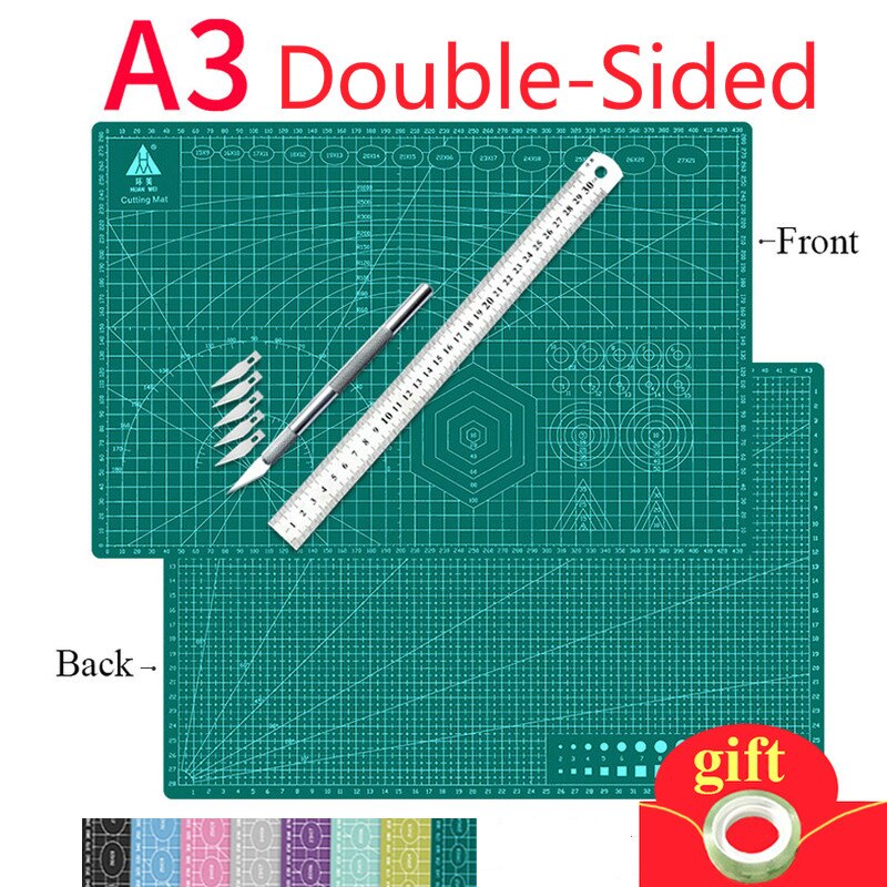 Diy A3 Snijden Matten Kussen Board Grote Handgeschreven Test Papier Tekening Beauty Workbescaling Model Rubber Seal Graveren Board