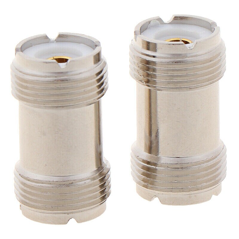 SO-239 PL259 UHF hembra a hembra RF coaxial Cable adaptador conector SO239 adaptador coaxial 1 pieza