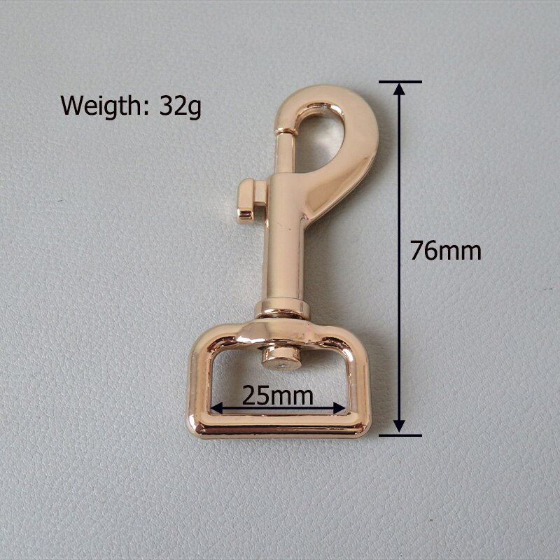 1Pcs/Lot 25mm Metal Buckle Swivel Lobster Clasp Carabiner Clip Snap Hooks For Straps Dog Pet Leash Hardware Sewing DIY Accessory: Antique Copper