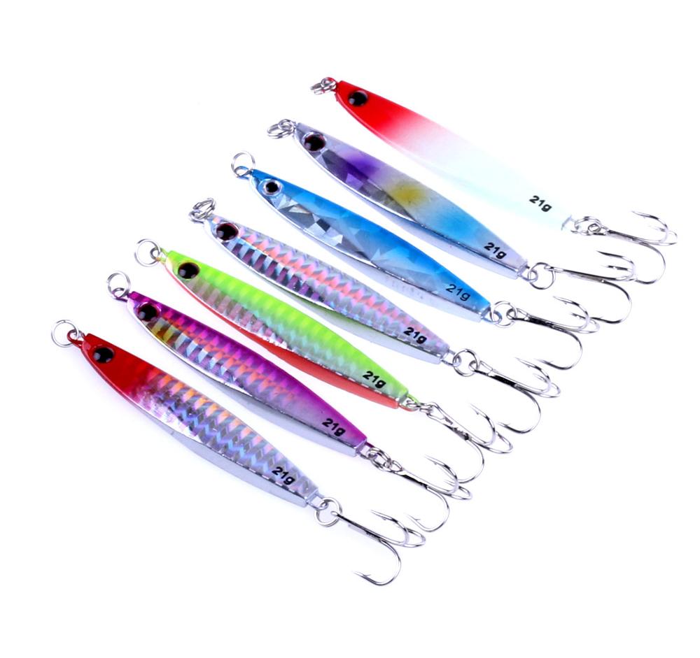 ThunderShower Metal Long Casting Jigging Lure Crankbait Jerkbait Spinning Fishing Jigs 14g/21g for Saltwater Freshwater