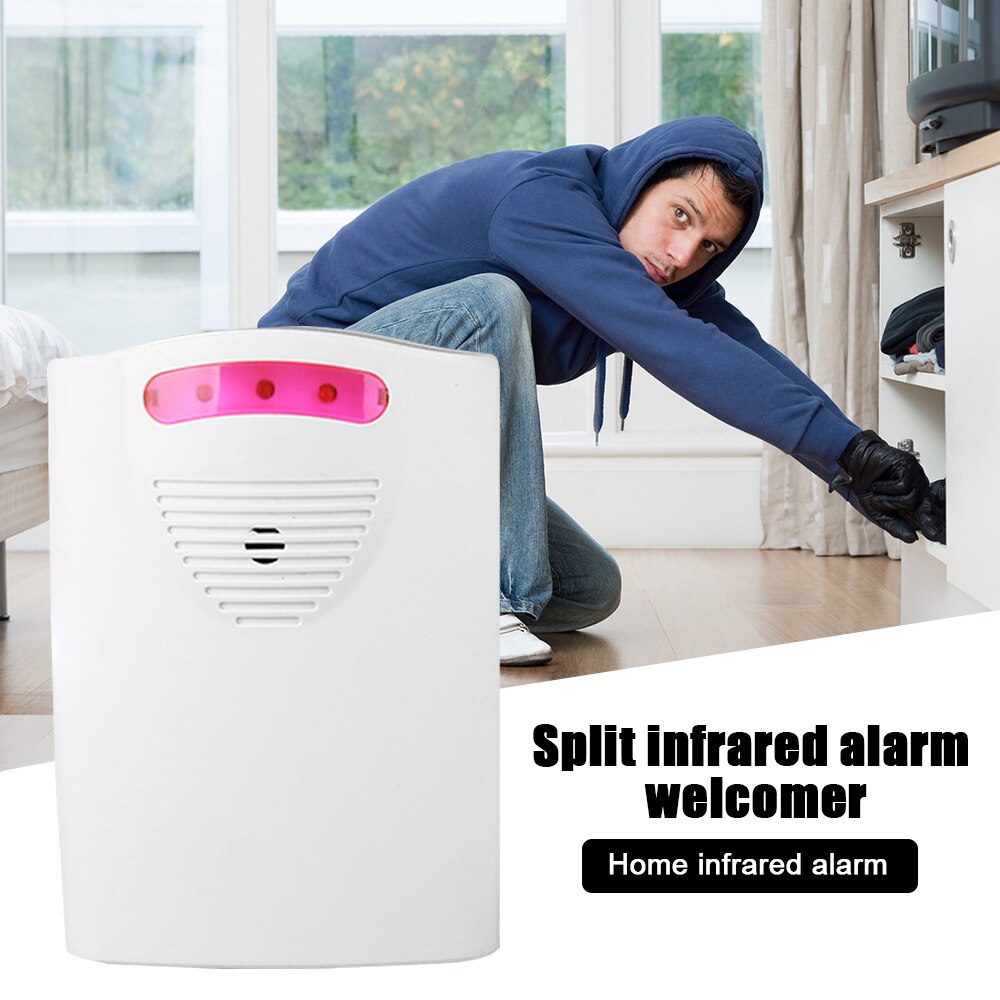 Home security mobile detector alarm wireless mobile sensor alarm system indoor residential remote infrared alarm device