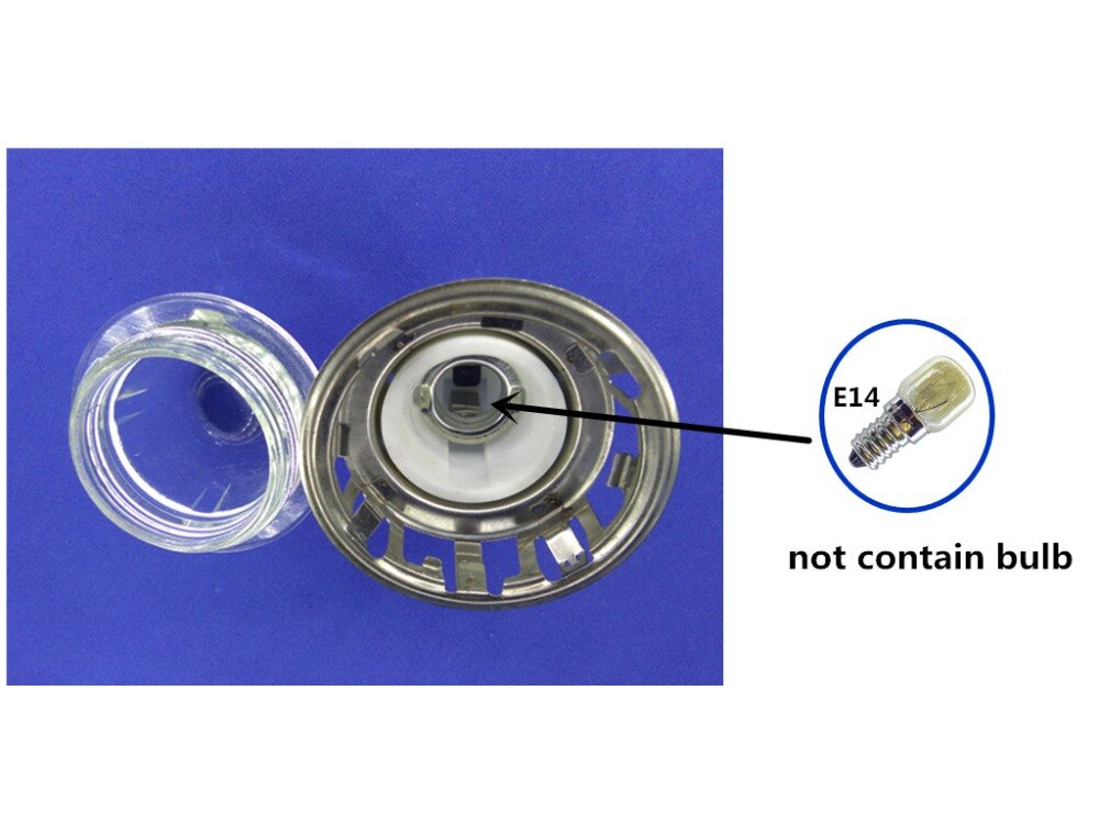E14 forno Portalampada Cottura illuminazione supporto Della Lampada di vetro del forno Lampada di protezione Lampada Ad Alta temperatura di base E14 500 gradi