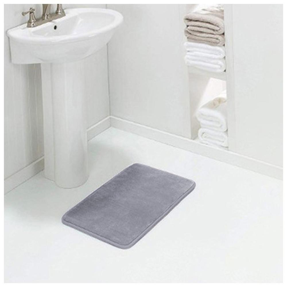 Bathroom Memory Foam Bath Mat Carpet Rug Non-slip Absorbent fleece Bedroom Mat kitchen Doormat Carpets Non Skid Soft Coral