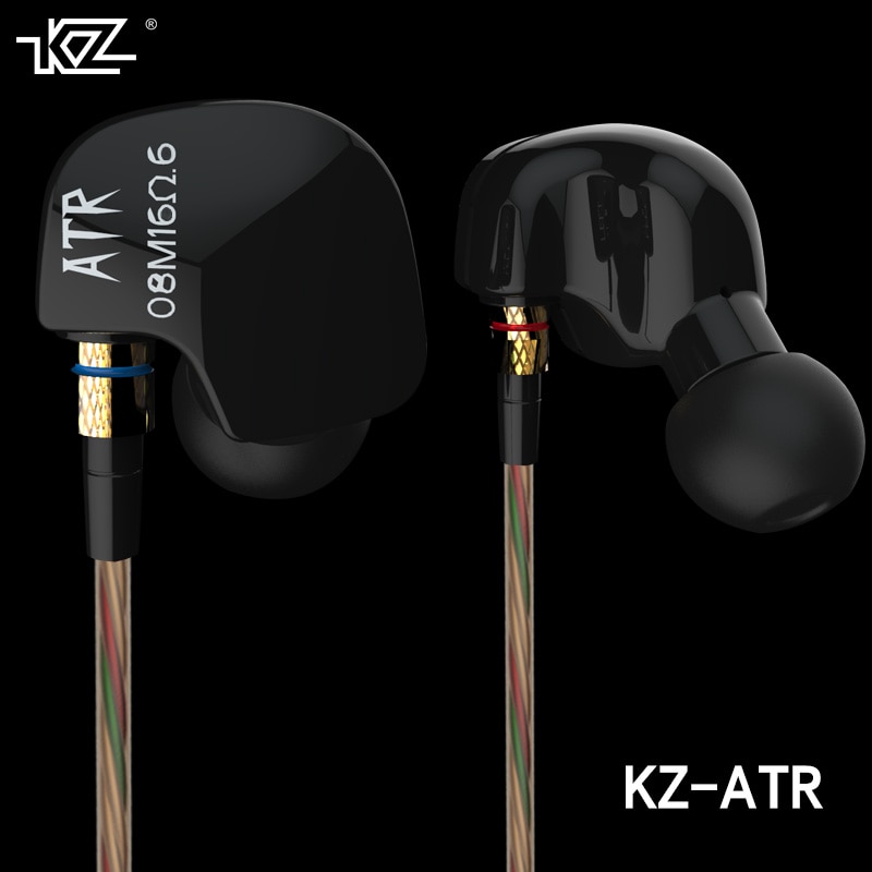 Kz Atr, Auriculares Deportivos Hifi Estereo Con Controlador De Cobre De 3,5 Mm,