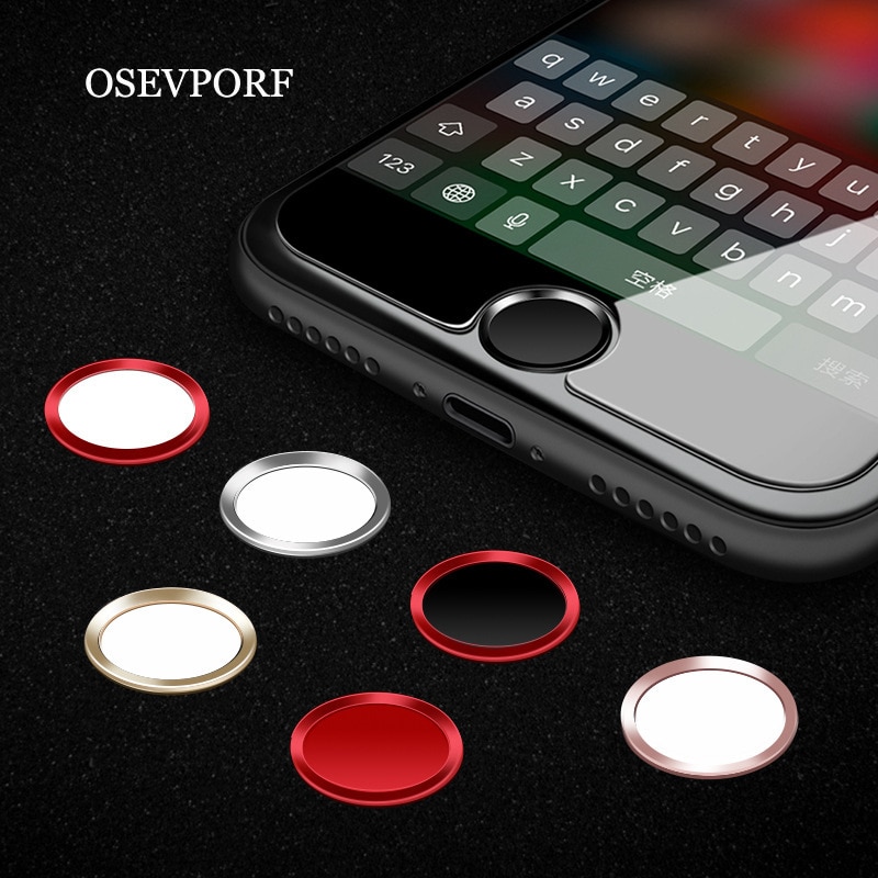 Touch Id Home Button Sticker Hoge Gevoeligheid Vingerafdruk Identificatie Stickers Voor Iphone 8 6 6 S 7 Plus 5S ipad Home-toets 2 Pcs