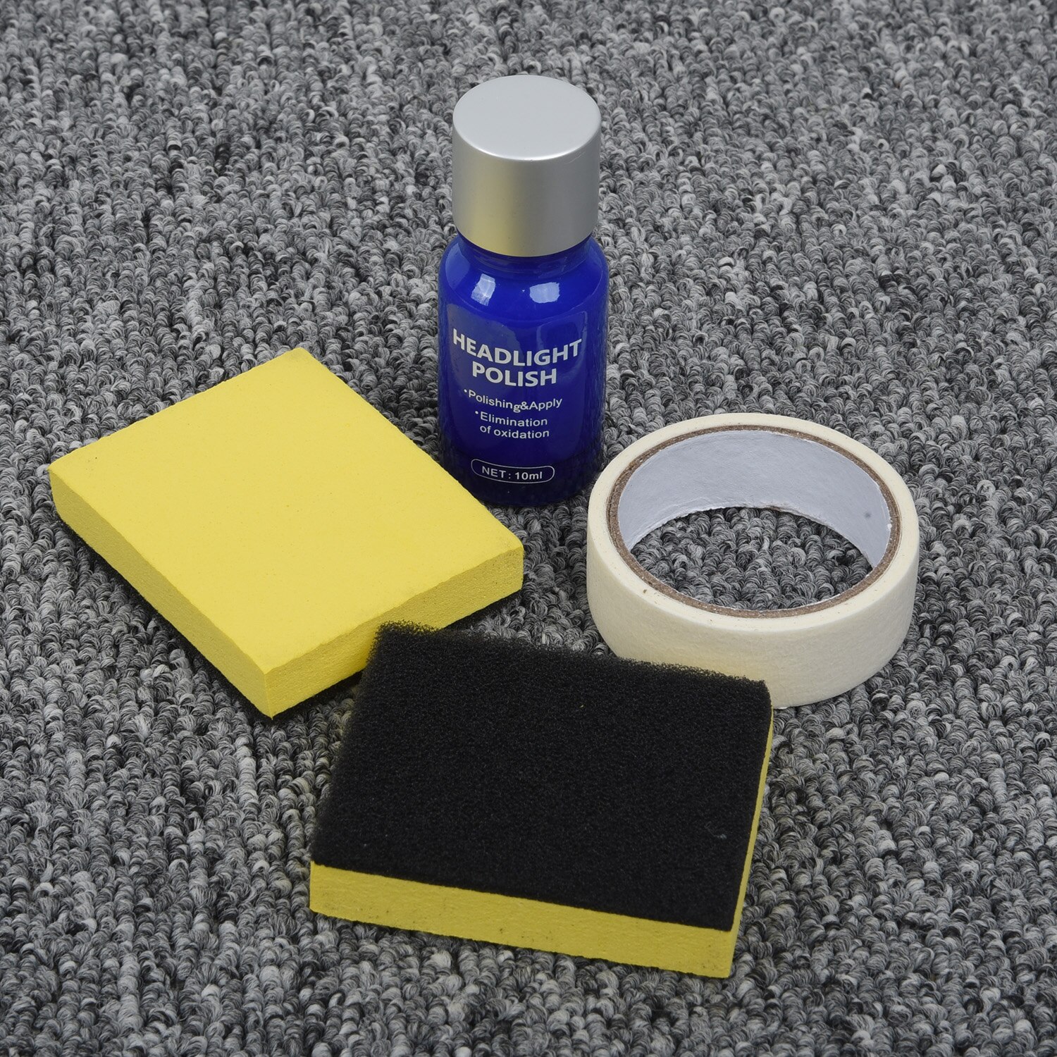 Car Headlight Lens Restoration Repair Kit Restore Clear Plastic Polishing Tools