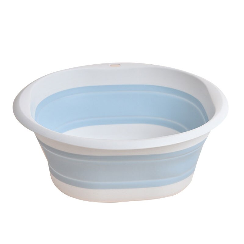 Plastic Folding Basins Portable Wash Basins Folding Laundry Tub Bathroom Kitchen Accessories Travel Folding Wash Basin W