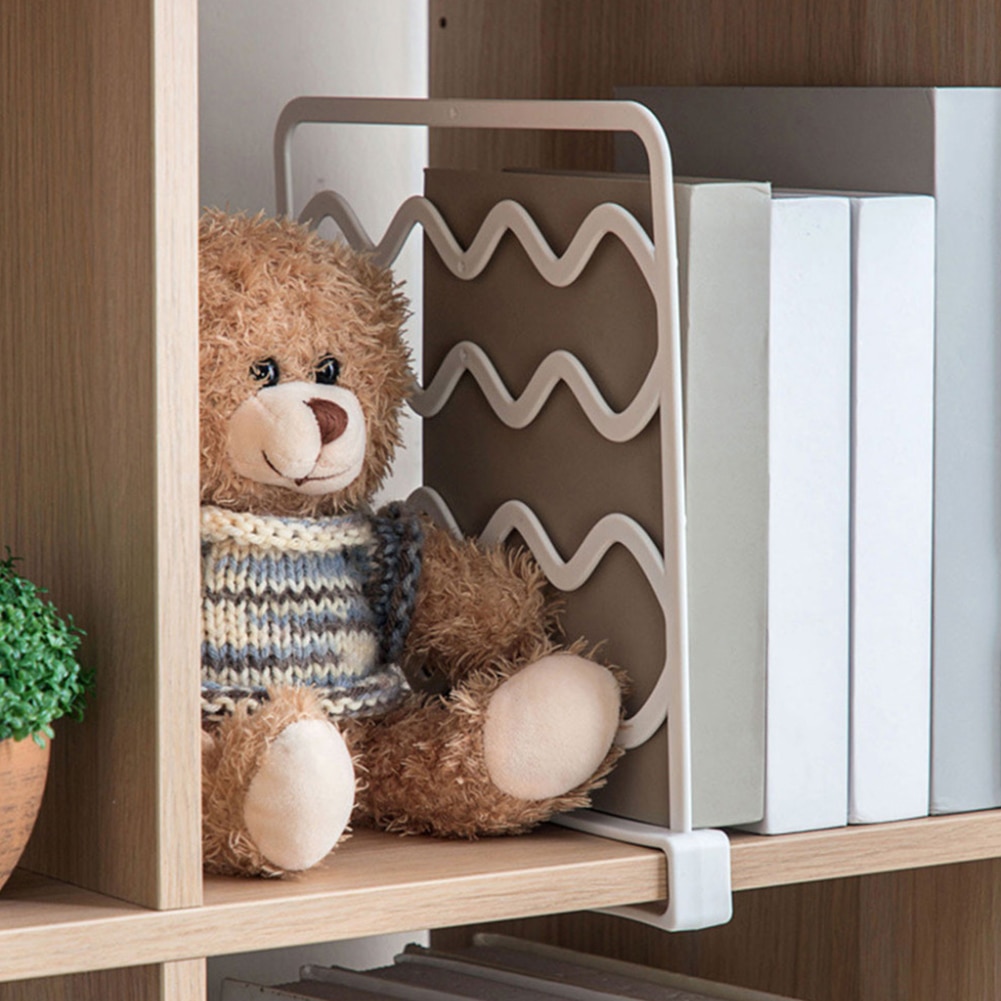 Home Bathroom Multifunctional Closet Shelf Clothes Divider Rack Space Saving Wardrobe Organizer Adjust the Compartment Space