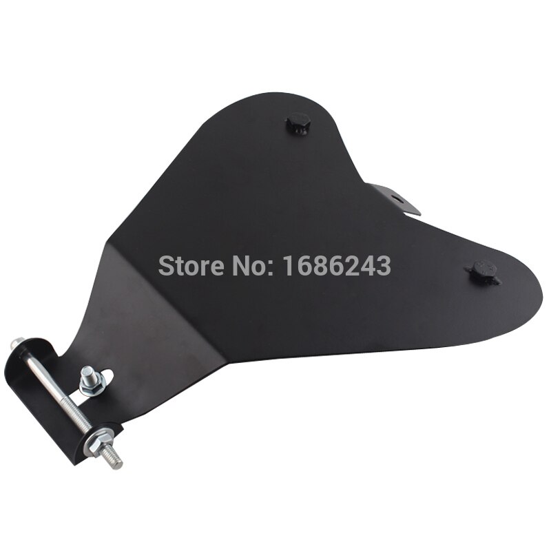 Motorsykkel svart solo sete baseplate brakett holder holder monteringssett til harley sportster 48 xl 883 1200 bobber helikopter