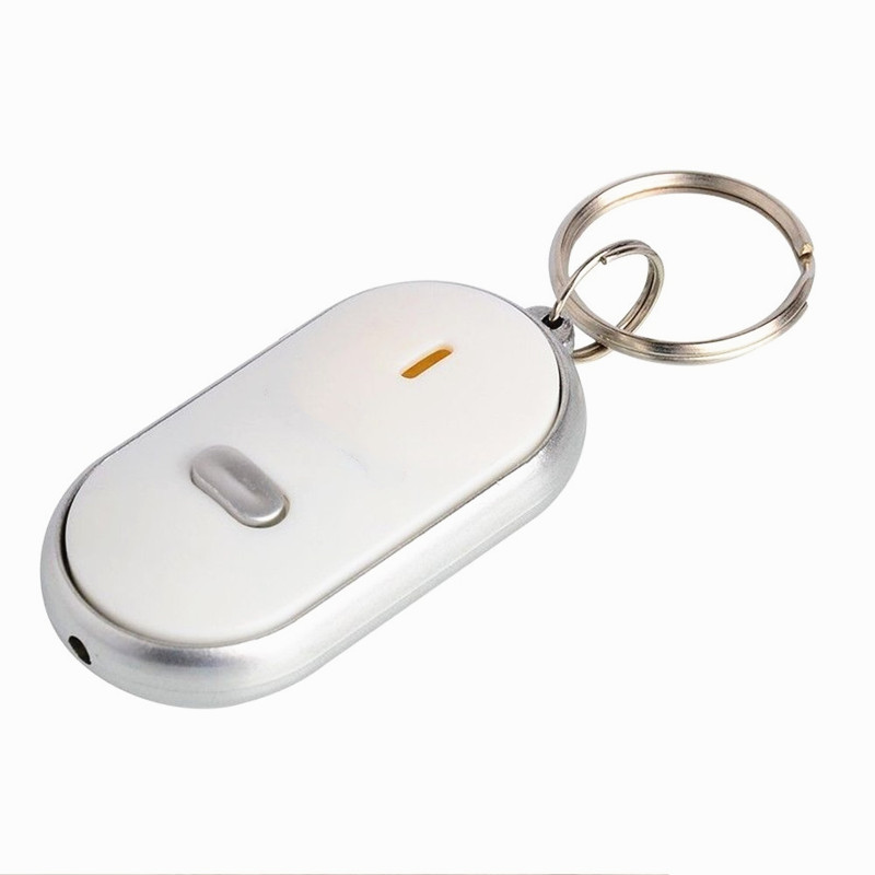 Smart Draadloze Anti-verloren Sleutelhanger Fluitje Flash Remote Kid Tas Portemonnee Key Finder Locator Alarm Herinnering Telefoon Vinden Anti-Diefstal