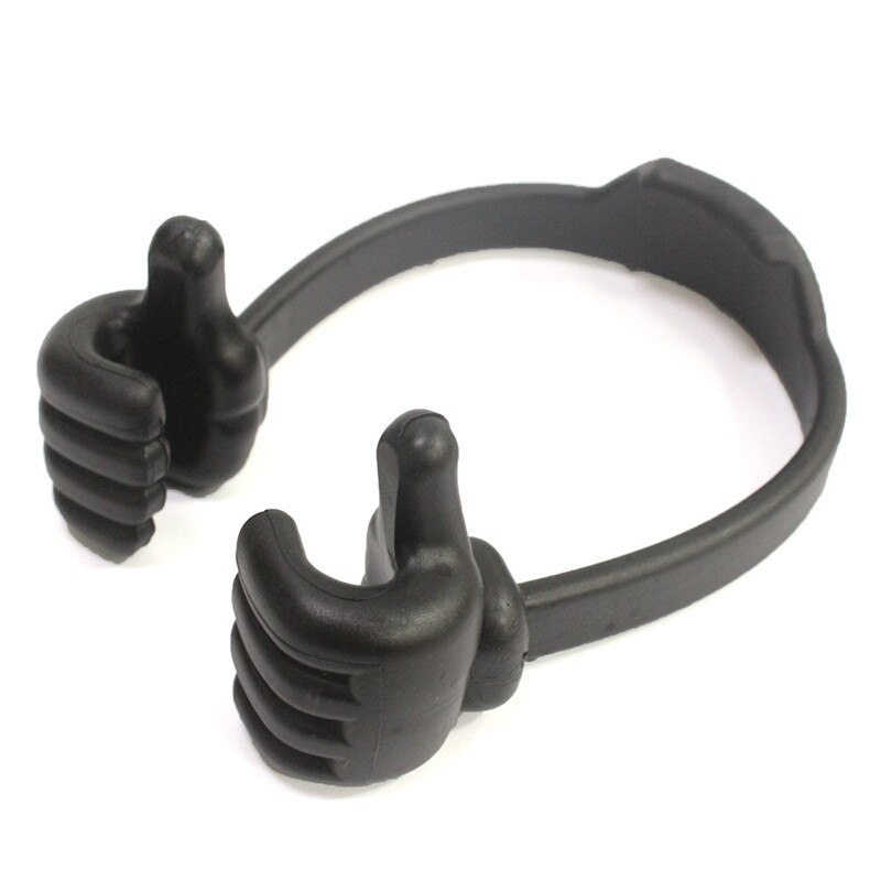 Mobile Phone Holder Thumbs Modeling Phone Stand Bracket Holder Mount for IPhone6 6S 5S for Samsung Tablets: Black