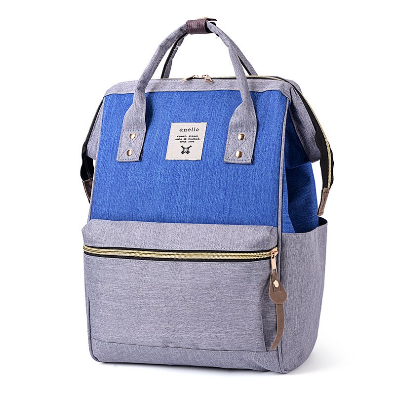 Korean Style oxford Backpack Women plecak na laptopa damski mochila para adolescentes school bags for teenage girls: gray-blue