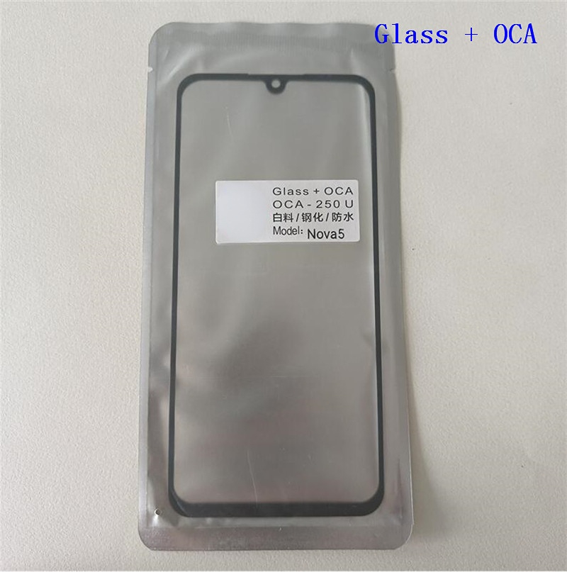 Outer Screen For Huawei Nova Plus 2 2S 3 3i 4 4e 5 Pro 5Z 5T Touch Panel LCD Display Front Glass Repair Replace Parts + OCA