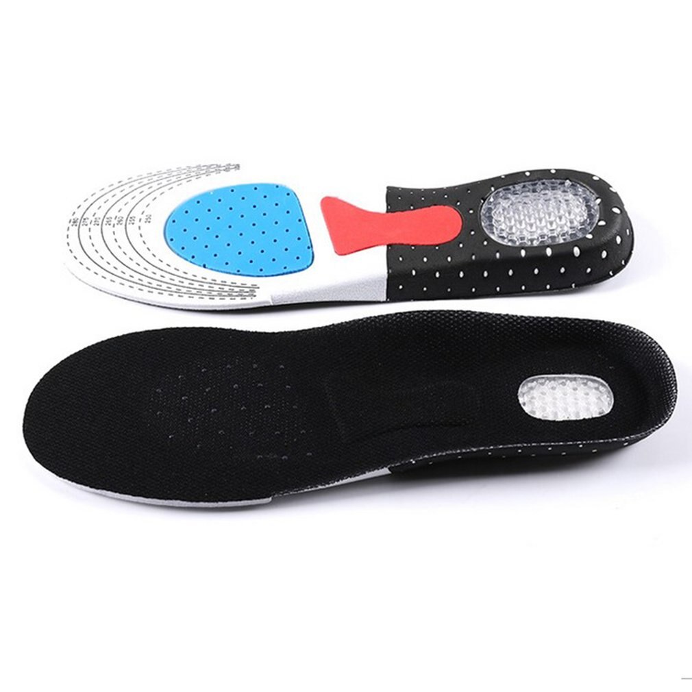 Unisex Orthotic Arch Support Sport Shoe Pad Sport Running Gel Insoles Antibacterial Foot Care Pain Relief Cushions Pad Insoles