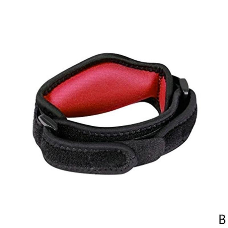 Muñequera deportiva para bádminton, tenis, baloncesto, codo EVA, junta protectora de presión ajustable, soporte transpirable V3P4 1 Uds.: Red