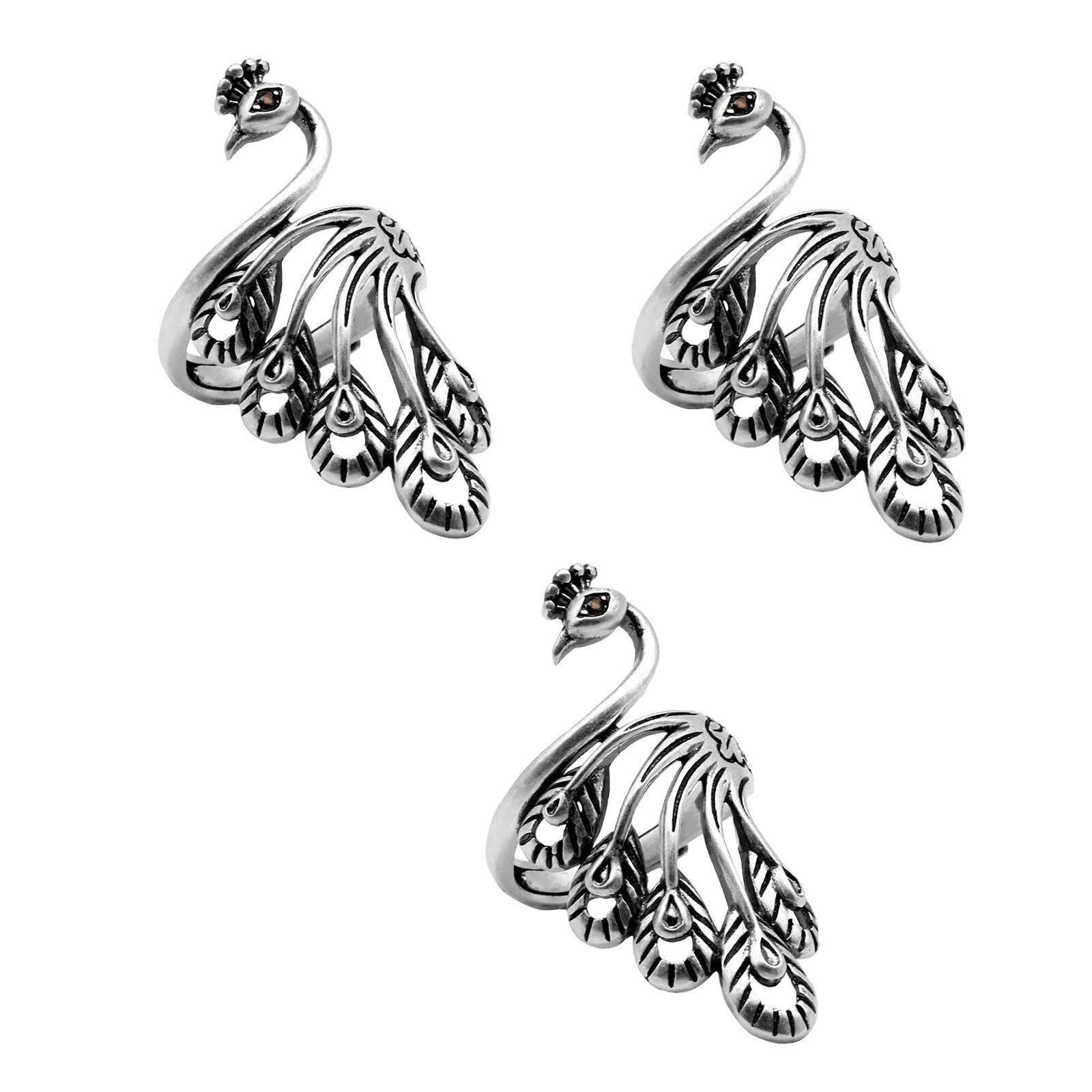 1-5Pcs Adjustable Knitting Loop Crochet Loop Knitting Tool Accessories Knitting Ring Adjust Finger Wear Thimble Yarn Guide L1013: 3PC