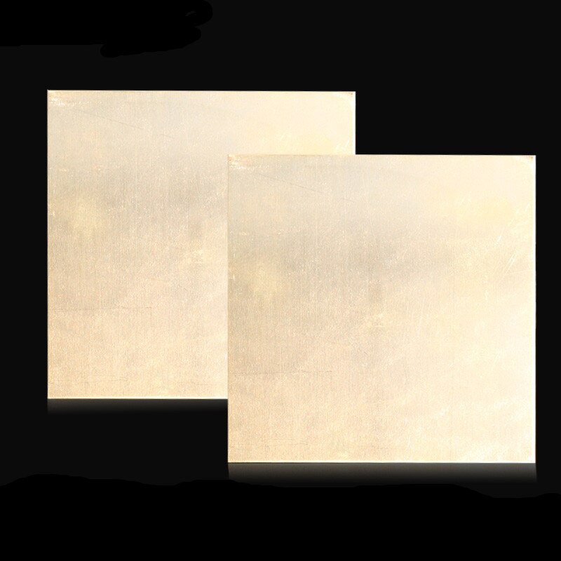 100 x 100 x 5mm h62 mässingsplåt med hög hållfasthet manuellt material diy-verktyg verktyg mässingsblockplåtbitar