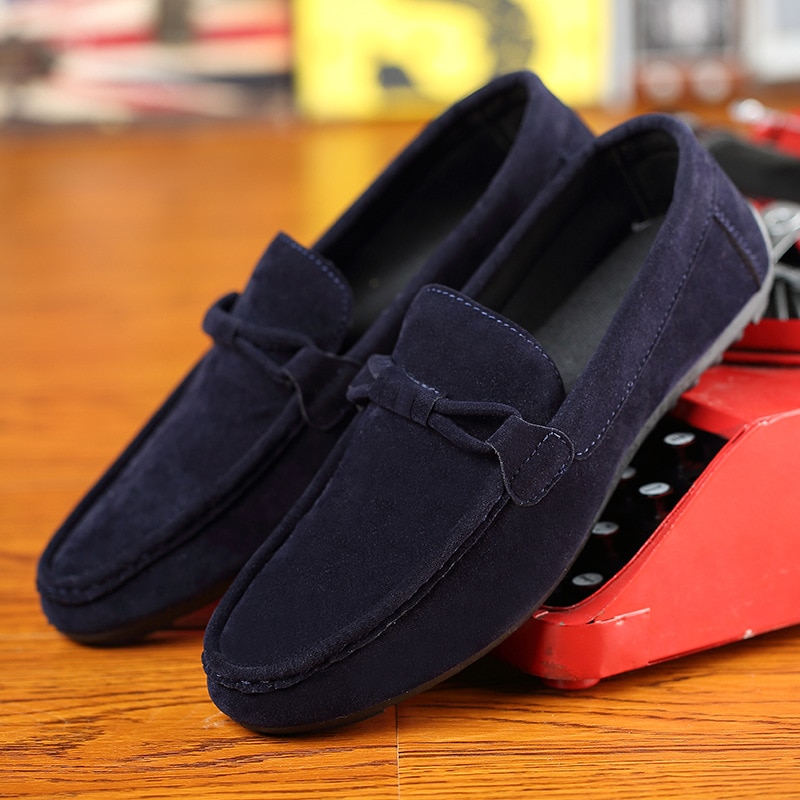 Mode Heren Loafers Zapatos De Hombre Zomer Gezellige Suède Slip Mannen Schoenen Leisure Rijden Mocassin Mannen Soft Casual Sneakers