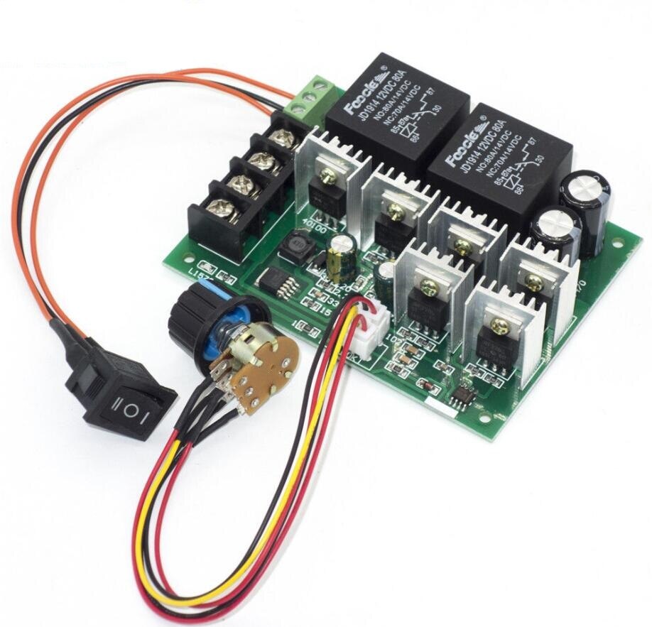 DC 40A DC Motor Speed Control Reversible PWM Controller 12V 24V 36V 48V 2000W