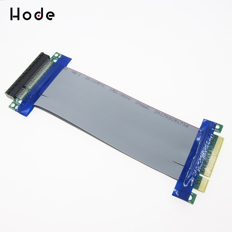 PC PCIE 1X 4X 8X 16X Pro Riser Card Ribbon DURABLE Extender Extension Cable: PCI-E 8X to 8X