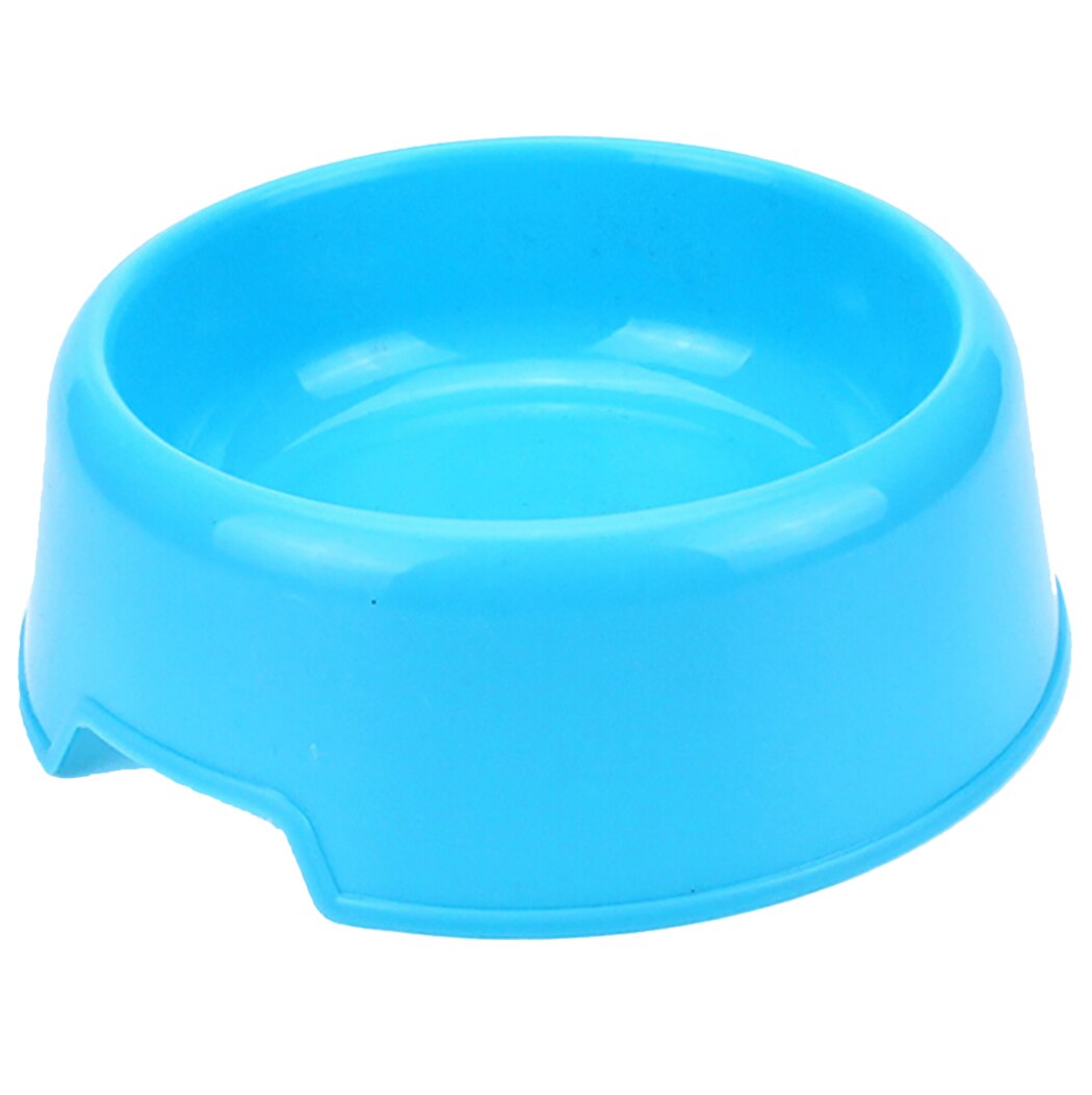Safety Cute Multi-Purpose Candy Color Plastic Dog Bowls Feeding Water Food Puppy Feeder Cat Dog Bowls Pet Feeding Supplies: Blue