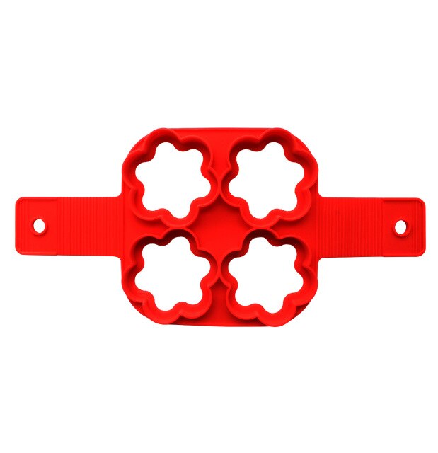 1Stck Silikon nicht Stock Fantastische Ei Pfannkuchen Hersteller Ring Küche Backen Omelett Formen kippen Herde Ei Ring bilden: Blume