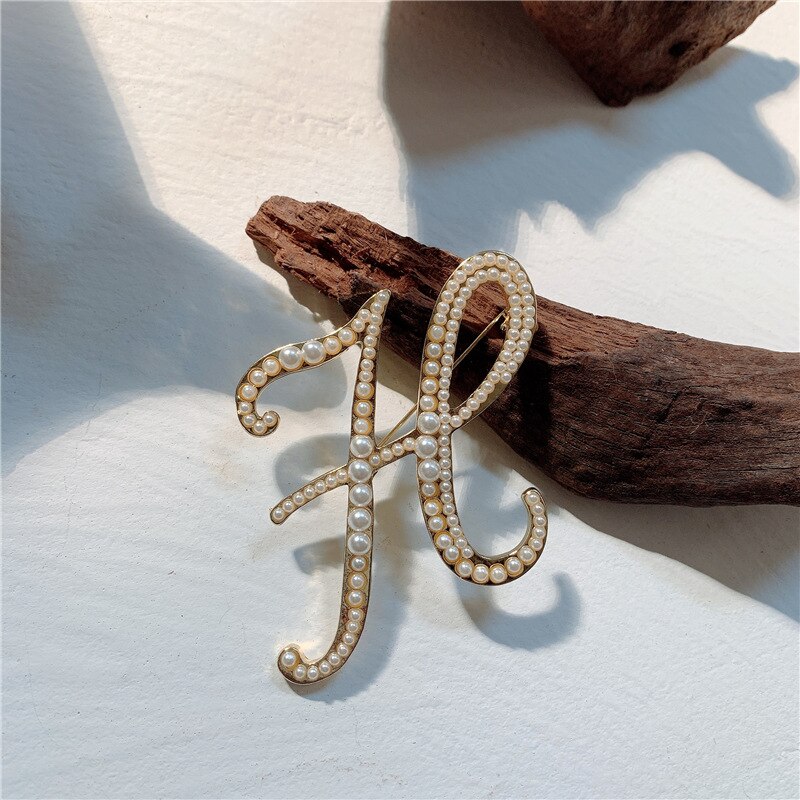 Koreaanse broches, corsages, luxe sieraden, parels, engelse letters, vesten, reversspeldjes, damesaccessoires: H