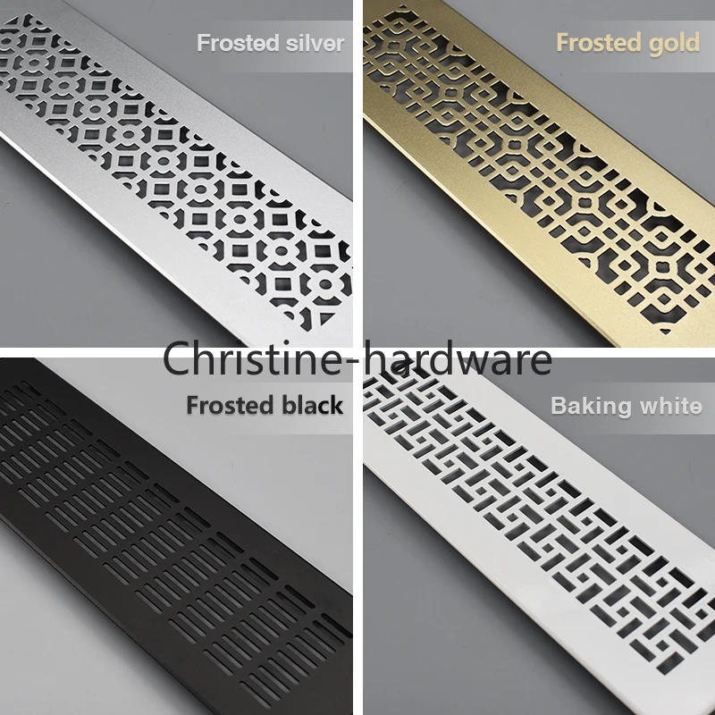 Aluminum Alloy Air Vent Ventilation Sheet Snowflake Honeycomb Perforated Sheets Closet Ventillation Grille Vents Hole Grille