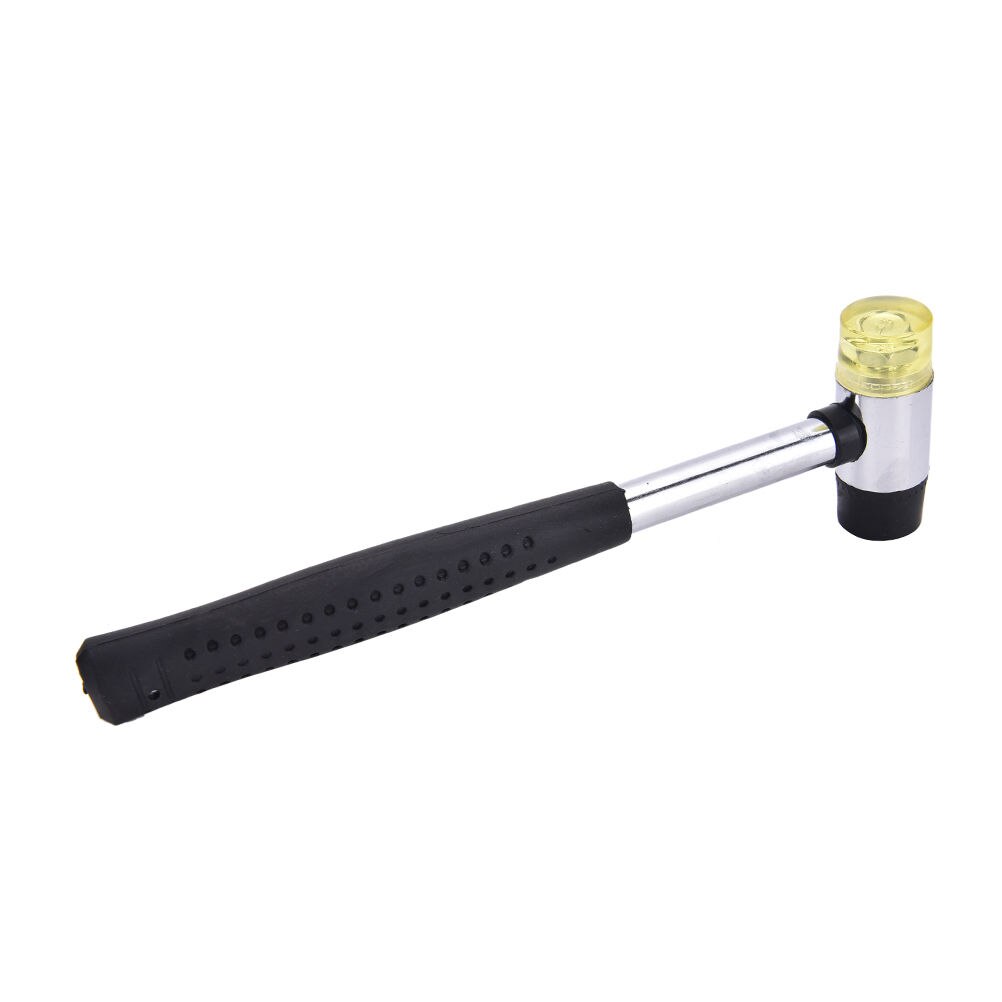Mini martillo de goma de doble cara para el hogar, herramienta de mano de 10mm y 25mm con cabeza de nailon doméstica, para joyería, artesanía y bricolaje