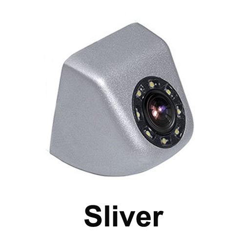 Cámara de visión trasera para coche bosion, impermeable, hd, con escala de distancia, para aparcamiento automático, universal , 8 led, 170 grados: Sxt 005 plata