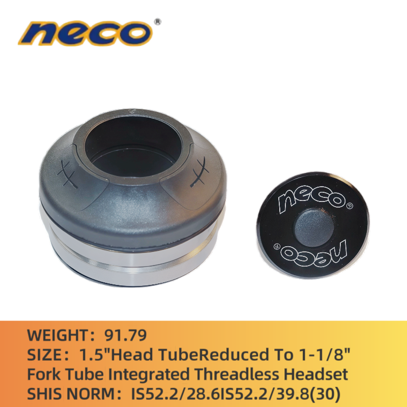 H322MP-1WR volledig interne kabelgeleidingheadset met 52 mm volledig gesloten lagers, cartridgelagerde headset voor mountainbikes