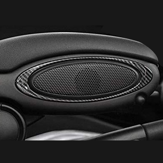 2 stk sete armlen boks deksel klistremerke interiør lister koffert for mini cooper s one jcw  f56 hatchback biltilbehør