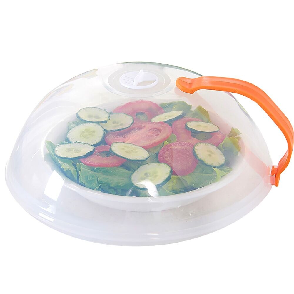 Food Multifunction Splatter Guard Microwave Hover Anti-Sputtering Cover: B