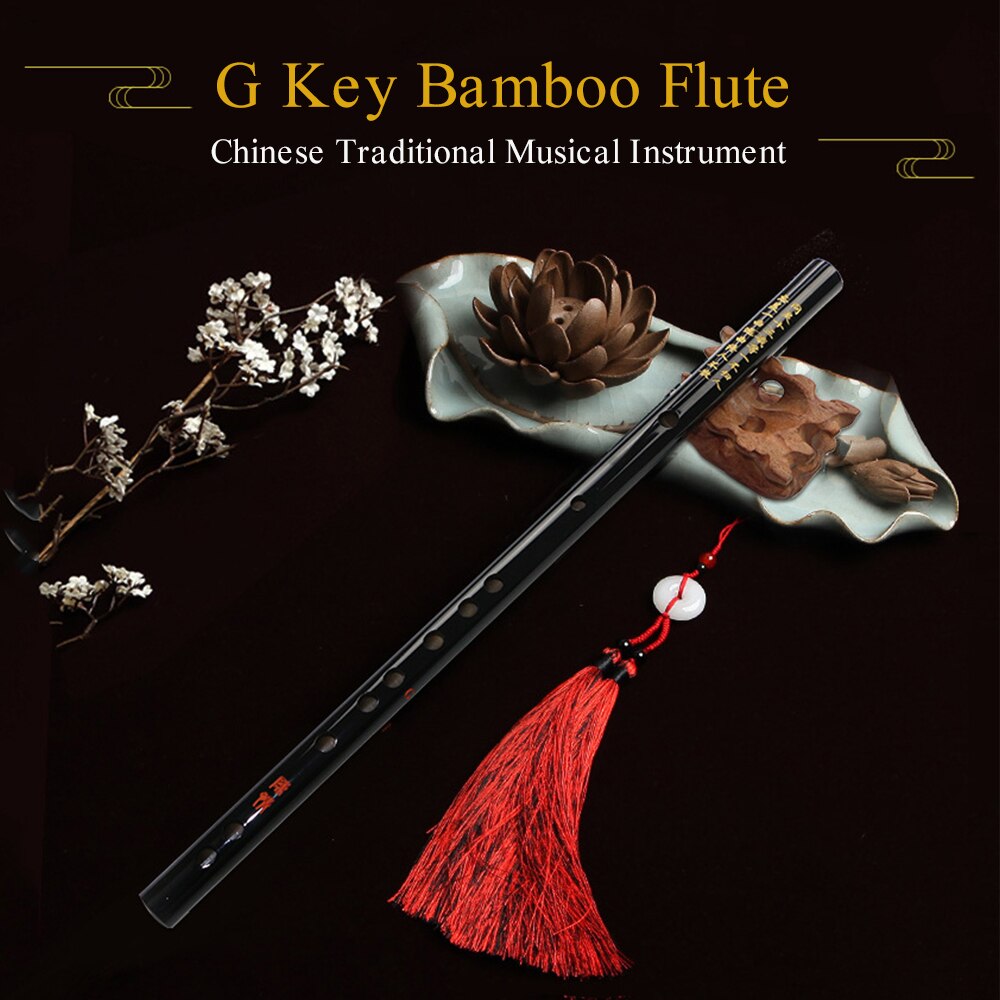 C/D/E/F/G Sleutel Dizi Bamboefluit Chinese Traditionele Muziekinstrument Met Draagtas voor Beginners Muziek Liefhebbers: G Key