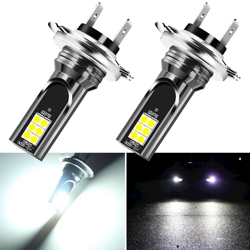 LED CSP H7 LED Lamps For Cars Headlight Bulbs for Ford Focus Fiesta C-Max S-Max Ka Mondeo