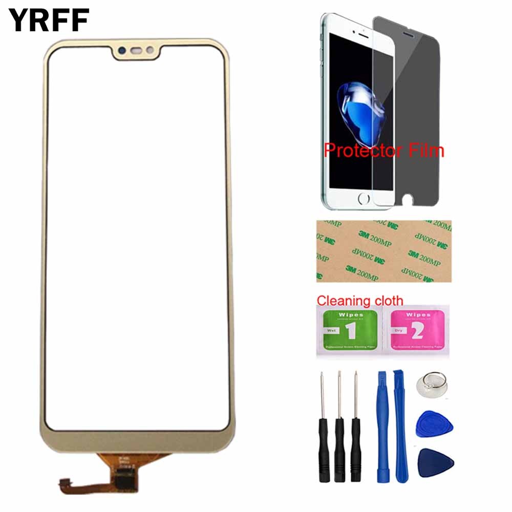 5.84'' Touch Screen Panel For Huawei P20 Lite Touch Screen Digitizer Panel Sensor Front Outer Glass Panel Tools Protector Film: Gold With Tools