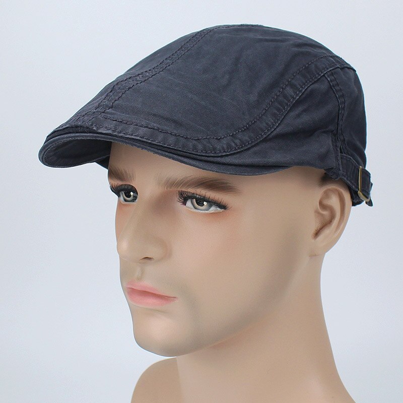 Verstelbare Man Baret Caps Lente Zomer Outdoor Zon Ademend Bone Rand Hoeden Ailor Gorras Patrol Caps Mode Man Hoed Baret: C