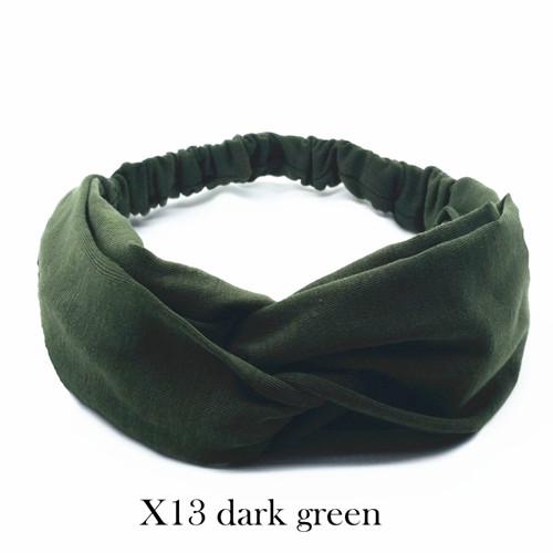 Diademas torcidas de algodón para mujer, diademas elásticas con nudo, bandas para la cabeza deportivas para Yoga, maquillaje, Spa, diadema, vendaje, accesorios para el cabello para niñas