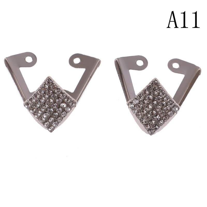 1 par de zapatos de Metal protección de los dedos tacones altos accesorios de reparación rotos decoración de zapatos 15 estilos: 11