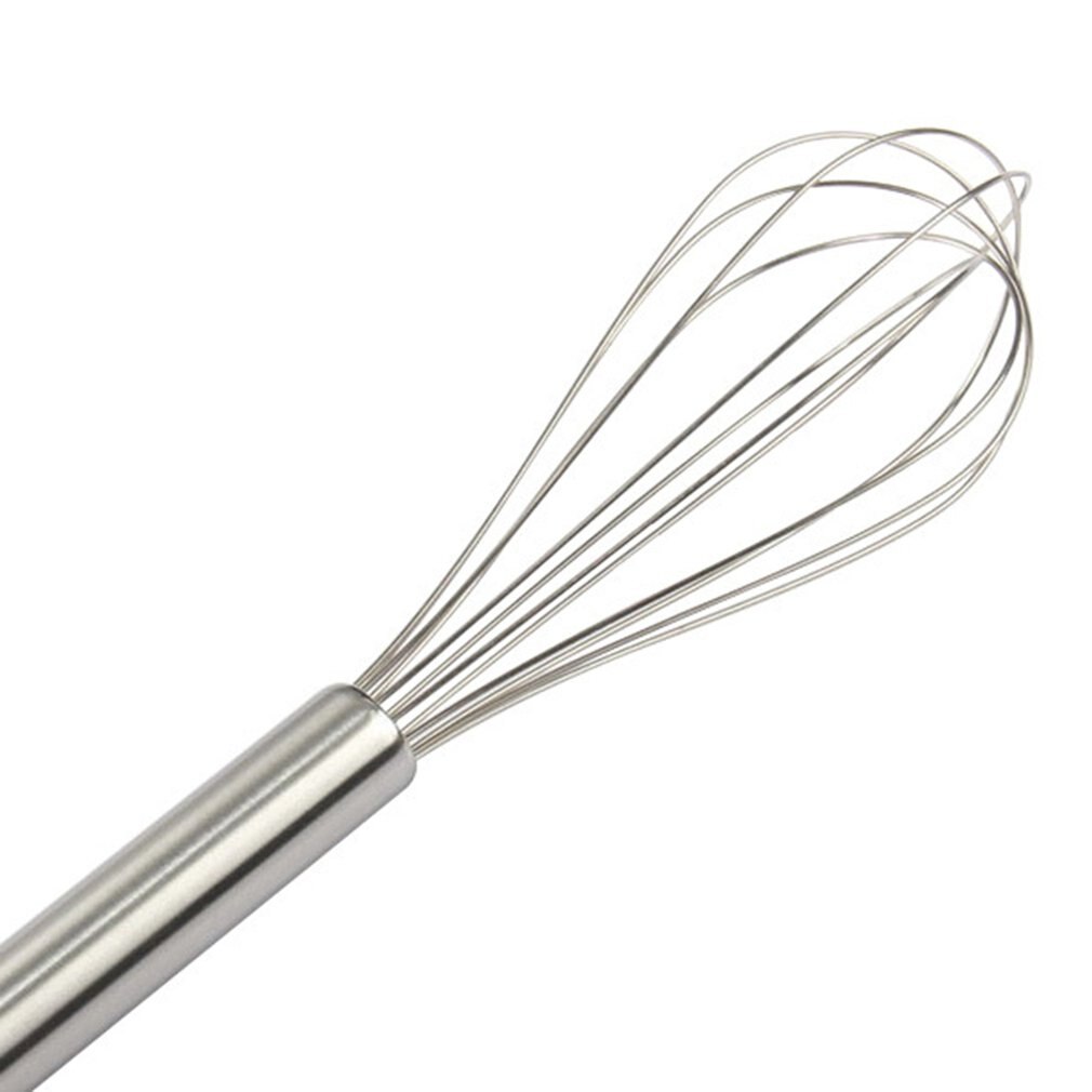 Handle Whisk Stainless Steel Kitchen Mixer Balloon Wire Egg Beater Tool Kitchen Tools 6 Line Egg Beater Cake Baking Tools