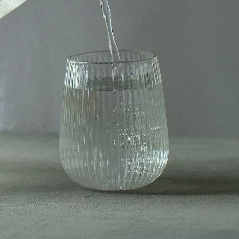 Transparent Glass Water Jug Creativity Heat-resistant Glass Cold Kettle Large Capacity Explosion-proof Household Juice Jug: cup