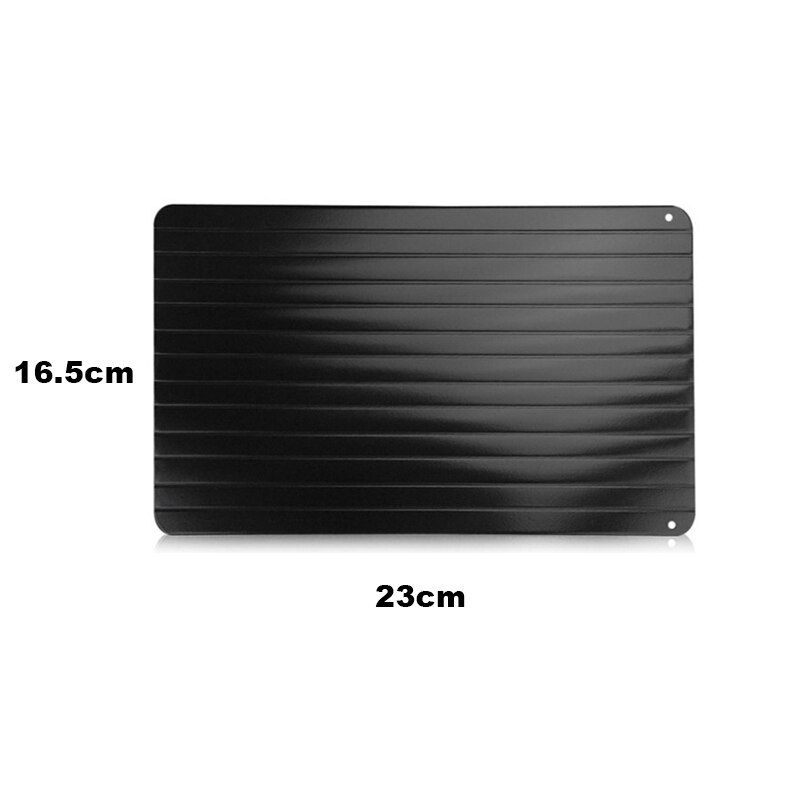 Fast Defrosting Meat Tray Metal Plate Defrosting Tray Safe Thawing Frozen Meat Fish Sea Food Kitchen Cook Gadget Tool: S