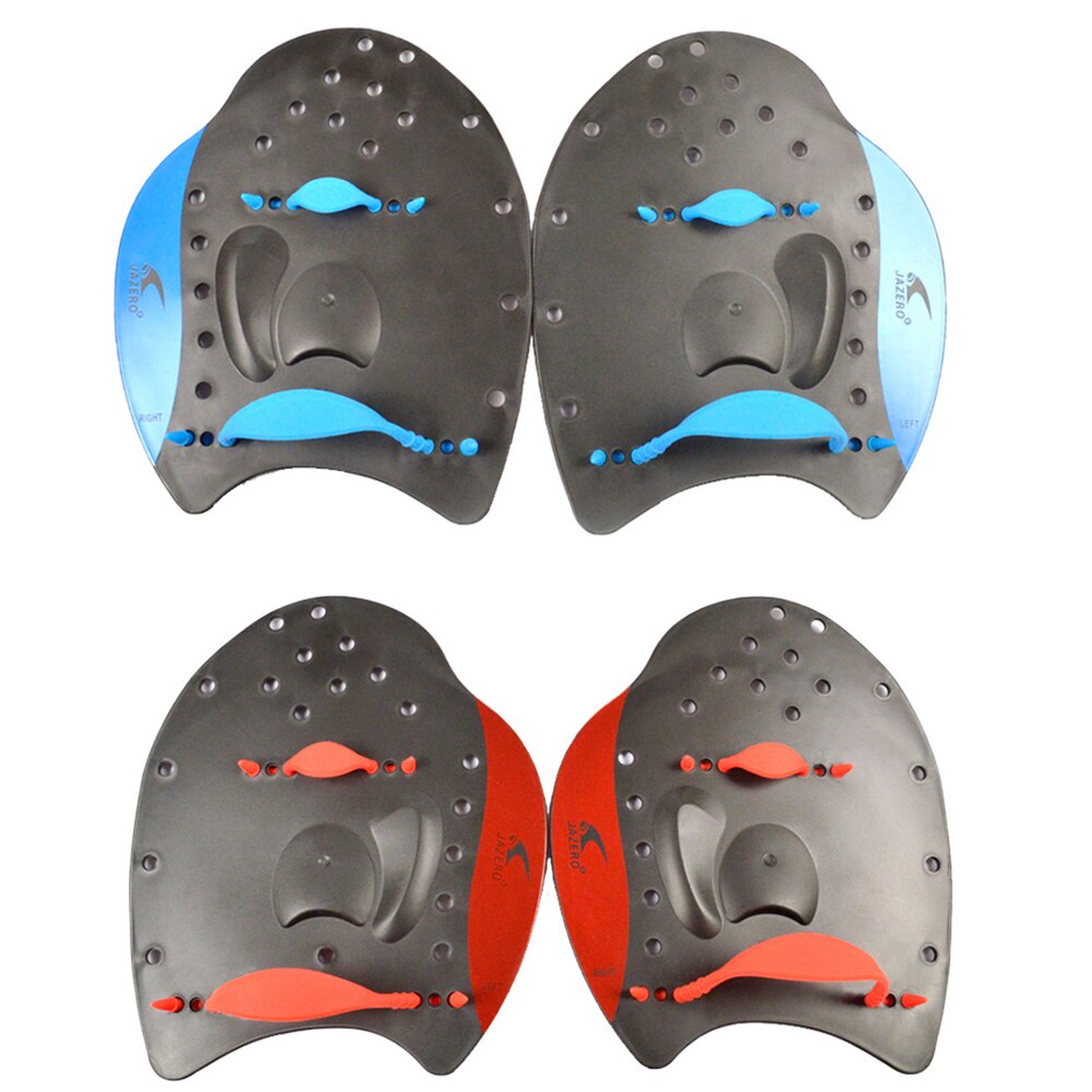 1 Pair Adjustable Swimming Workout Equipment Multiple Holes Silicone Water Sport Kid Adult Diiving Hand Paddle Fin Training Aid