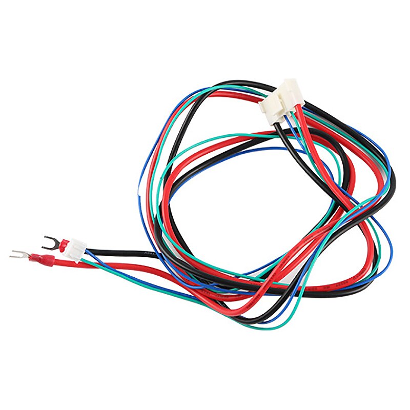 Remplacez la ligne de lit chauffant Anet A6/A8/câble amélioré MK2A /MK2B/MK3 pour le câble de lit chauffant d'imprimante 3D Mendel I3 Anet A8