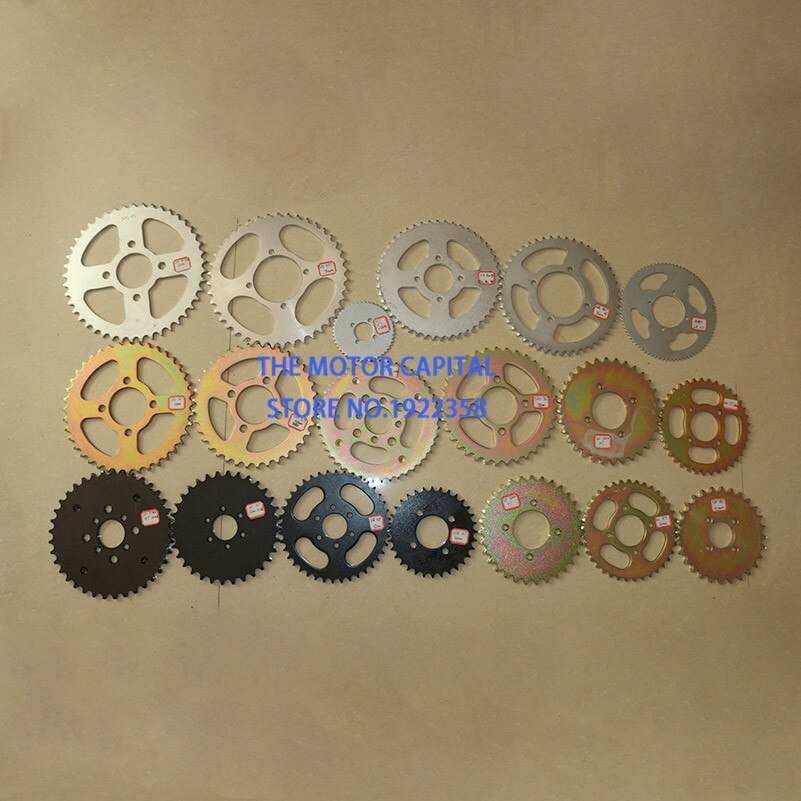 Tandwielen 420/428/520/530 Keten 28/31/32/35/37/40/43/45/48T Tand 37/41/48/58/76Mm Voor Go Kart Bike motorfiets Onderdelen